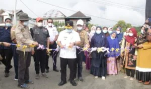 al haris saat resmikan jalan al haris saat resmikan jalan