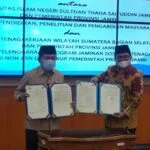 al haris tanda tangan mou uin