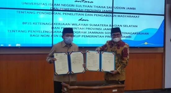 al haris tanda tangan mou uin