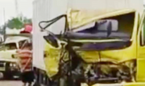 tabrakan truk merangin tabrakan truck merangin