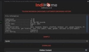 data indihome bocor data indihome bocor