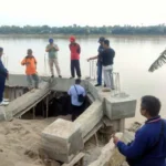 proyek turap di Batanghari